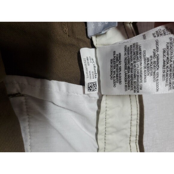 Columbia Brass Brown Regular Fit Bermuda Shorts Size 42 Inseam of 10" ~5 Pockets - Picture 5 of 7